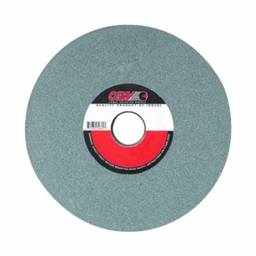 CGW® 34703 1-Side Recessed Surface Grinding Wheel, 8 in Dia x 1 in THK, 1-1/4 in Center Hole, 60 Grit, Medium Grade, Silicon Carbide Abrasive
